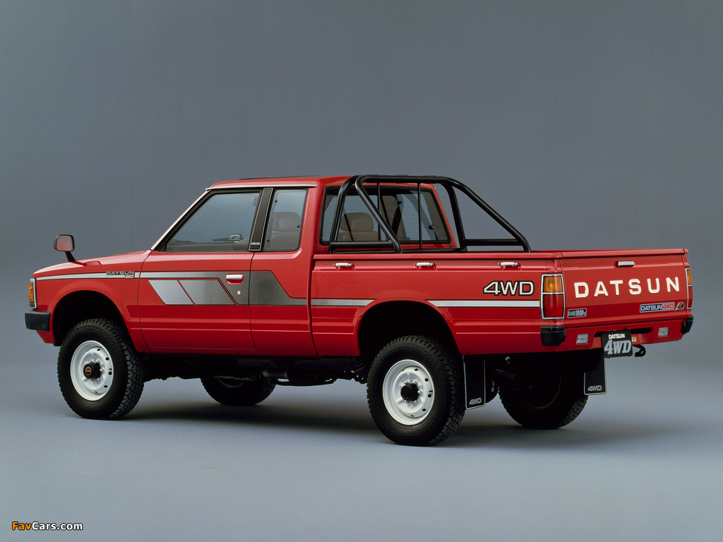 Datsun Pickup 4WD King Cab JP-spec (720) 1980–85 images (1024 x 768)