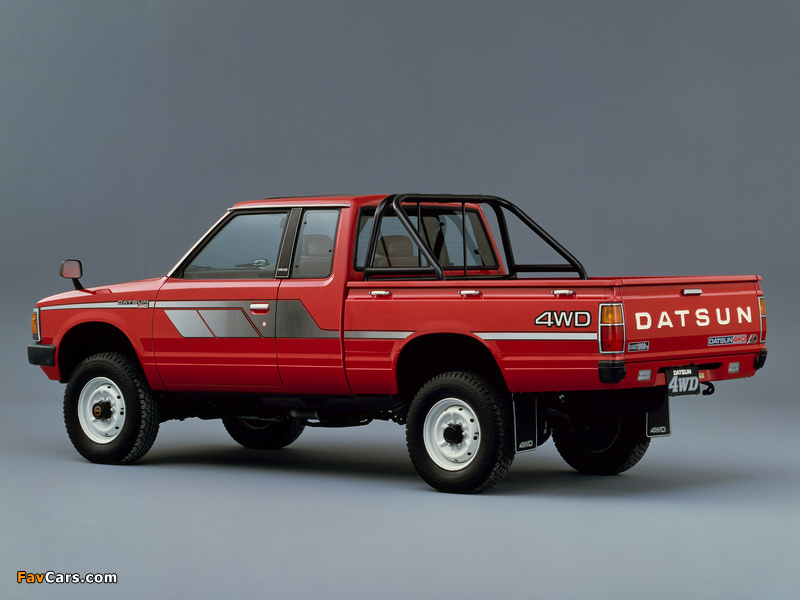 Datsun Pickup 4WD King Cab JP-spec (720) 1980–85 images (800 x 600)