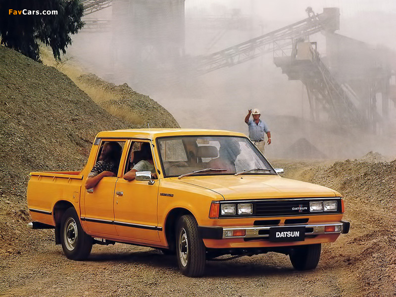 Datsun Pickup Double Cab AU-spec (720) 1980–85 pictures (800 x 600)