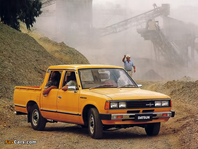 Datsun Pickup Double Cab AU-spec (720) 1980–85 pictures (640 x 480)