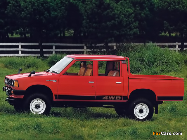 Datsun Pickup 4WD Double Cab JP-spec (720) 1980–83 wallpapers (640 x 480)