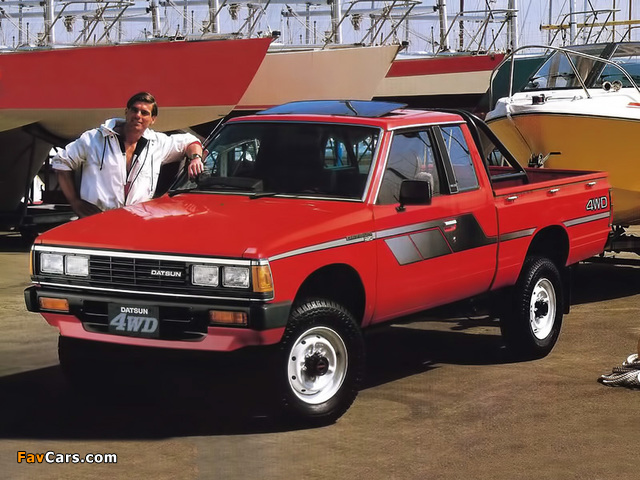 Images of Datsun Pickup 4WD King Cab JP-spec (720) 1980–85 (640 x 480)