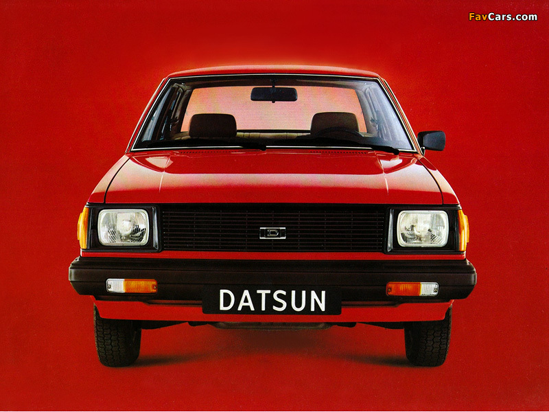 Datsun Sunny Sedan (B310) 1980–82 photos (800 x 600)