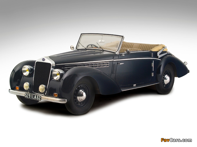 Delage D6-70 Cabriolet by Guillore 1938 wallpapers (640 x 480)