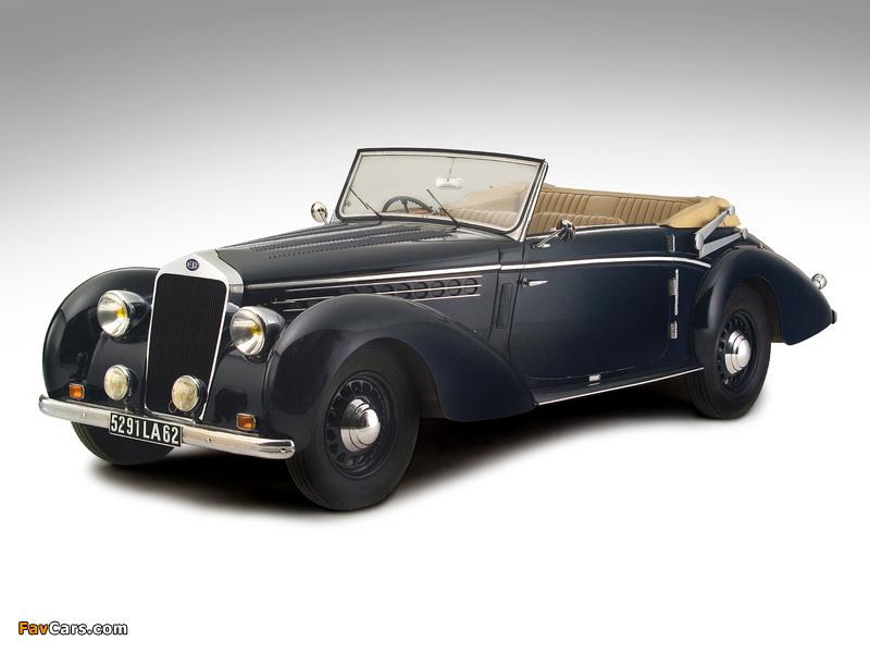 Delage D6-70 Cabriolet by Guillore 1938 wallpapers (800 x 600)