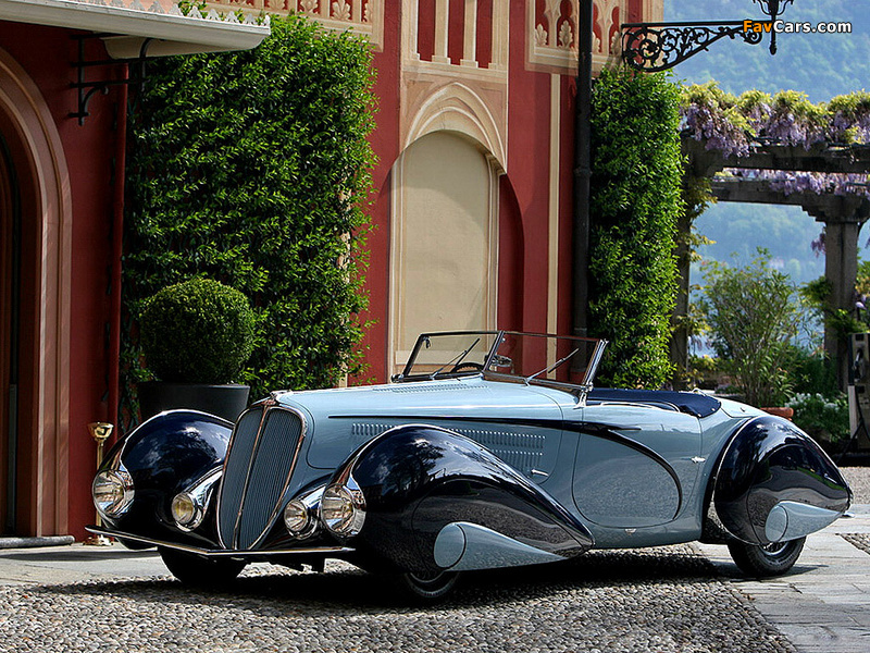 Delahaye 135 M Cabriolet by Figoni & Falaschi 1937 wallpapers (800 x 600)