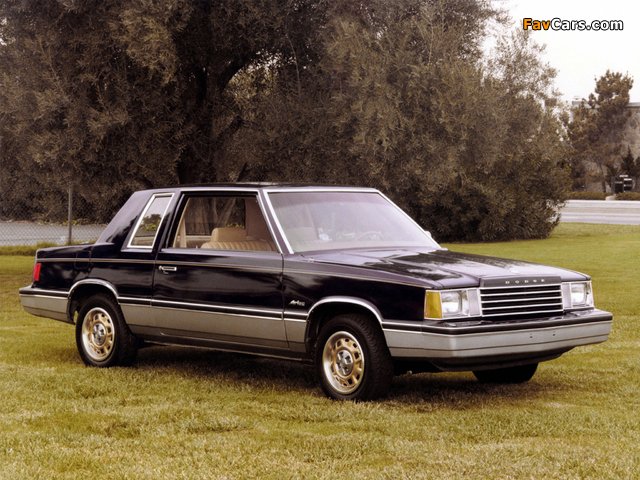 Dodge Aries Coupe 1980–81 photos (640 x 480)