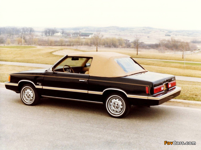 Dodge Aries Convertible by Con-Tec 1981–82 images (640 x 480)