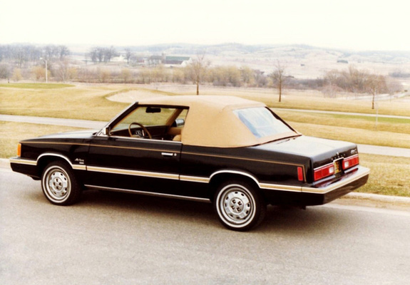 Dodge Aries Convertible by Con-Tec 1981–82 images