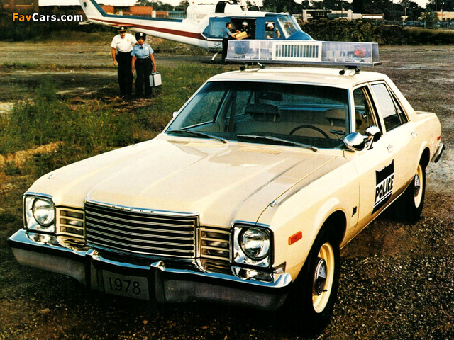 Dodge Aspen Police 1978 pictures (640 x 480)