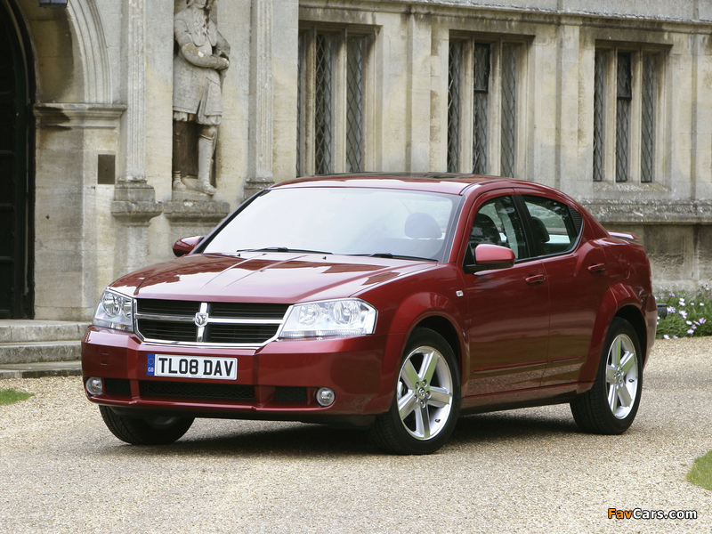 Dodge Avenger UK-spec (JS) 2007–09 photos (800 x 600)