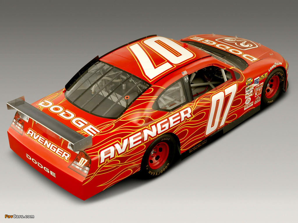 Photos of Dodge Avenger NASCAR Nextel Cup Series Race Car (JS) 2007 (1024 x 768)