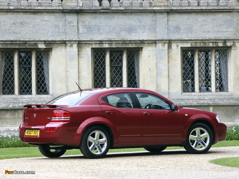 Dodge Avenger UK-spec (JS) 2007–09 wallpapers (800 x 600)