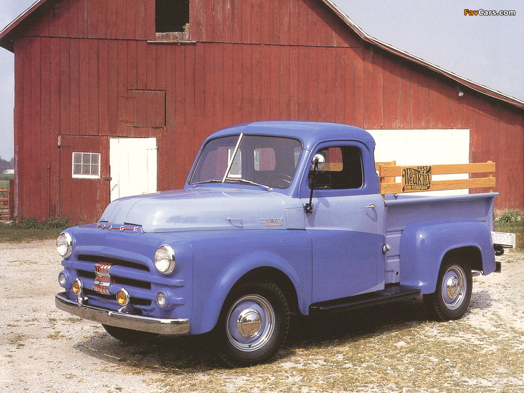 Dodge Job-Rated Pickup Spring Special (V-4-V) 1953 pictures (1024 x 768)