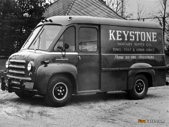 Photos of Dodge Job-Rated Route Van (B-1-DU) 1948 (640 x 480)