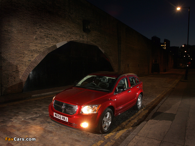 Dodge Caliber UK-spec 2006–09 wallpapers (640 x 480)