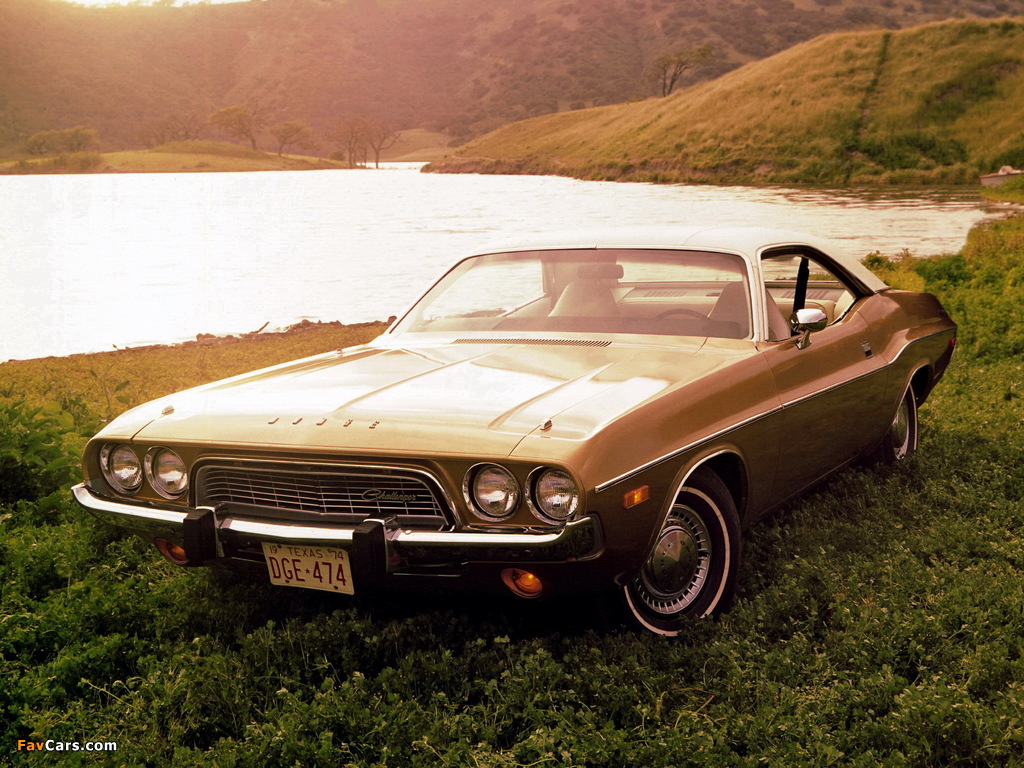 Dodge Challenger 1974 wallpapers (1024 x 768)