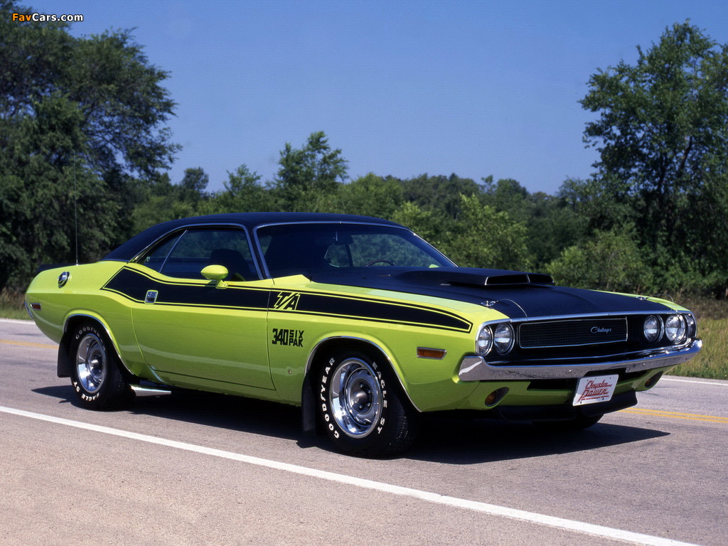 Images of Dodge Challenger T/A 340 Six Pack 1970 (1024 x 768)