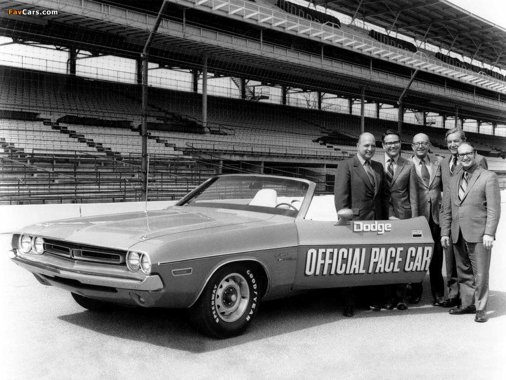 Pictures of Dodge Challenger Convertible Indy 500 Pace Car 1971 (1024 x 768)