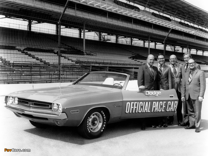 Pictures of Dodge Challenger Convertible Indy 500 Pace Car 1971 (800 x 600)