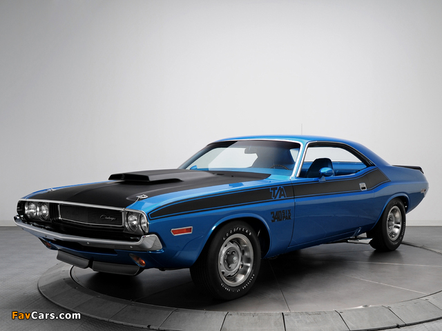 Dodge Challenger T/A 340 Six Pack 1970 wallpapers (640 x 480)