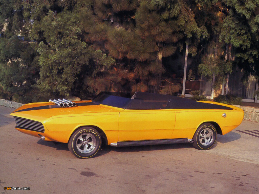 Dodge Dart GT Convertible Daroo I Concept Car 1967 wallpapers (1024 x 768)