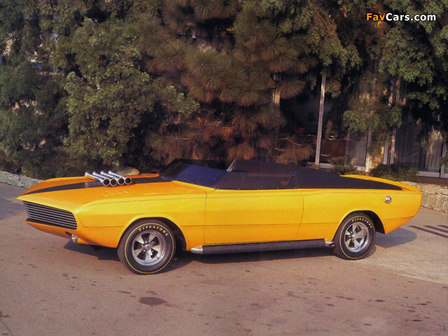 Dodge Dart GT Convertible Daroo I Concept Car 1967 wallpapers (640 x 480)