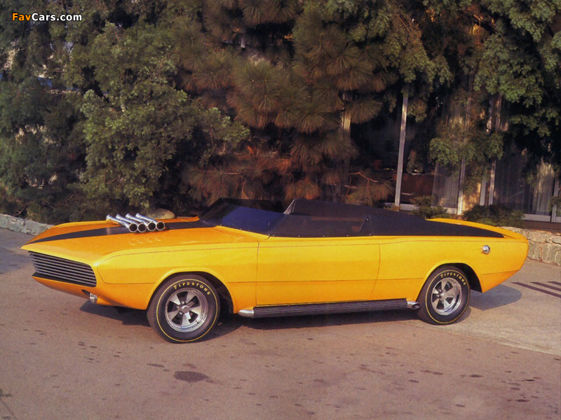 Dodge Dart GT Convertible Daroo I Concept Car 1967 wallpapers (800 x 600)