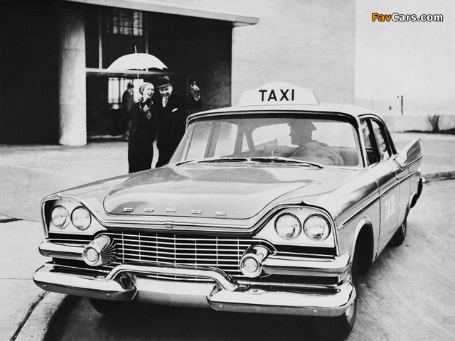 Dodge Coronet Taxi 1958 photos (640 x 480)