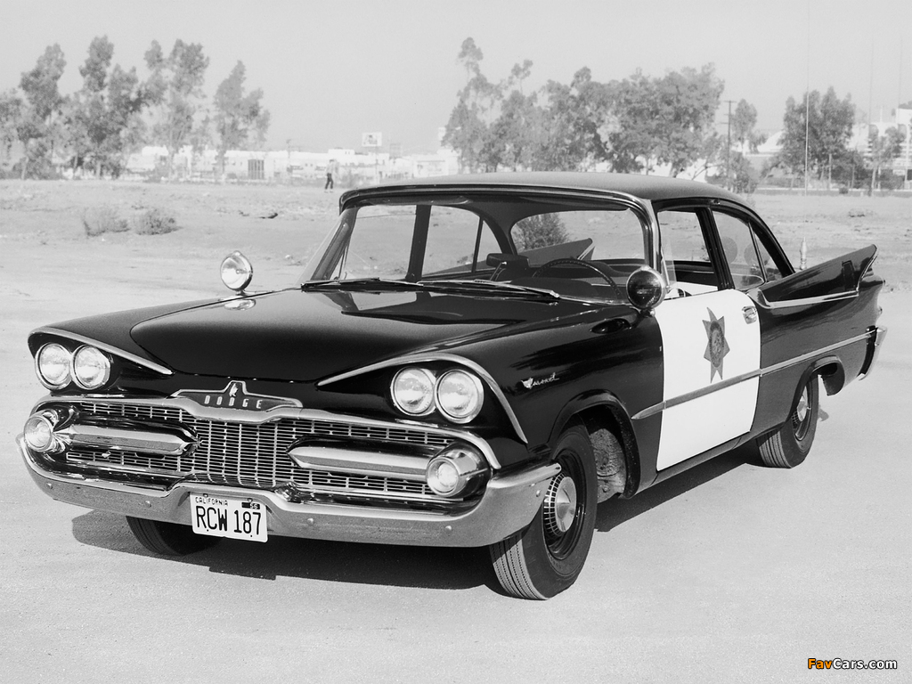 Dodge Coronet Club Sedan Police 1959 wallpapers (1024 x 768)
