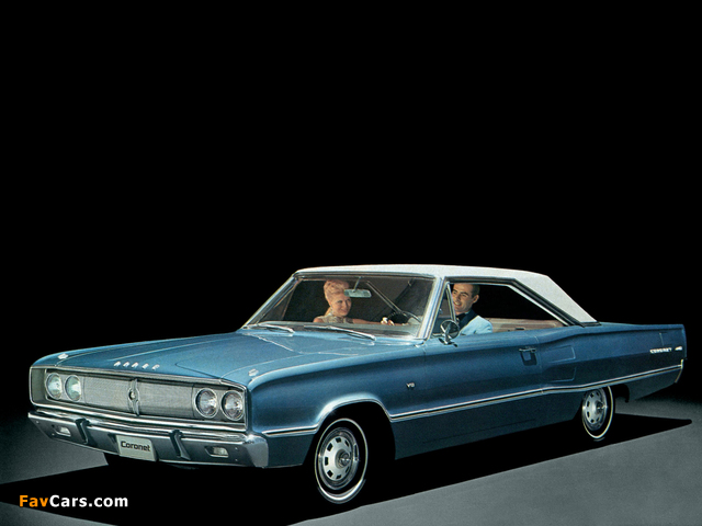 Dodge Coronet 440 Hardtop Coupe (WH23) 1967 wallpapers (640 x 480)