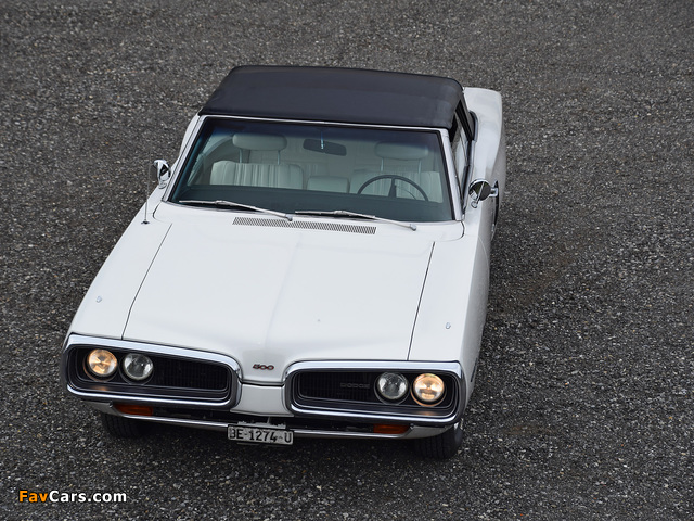 Dodge Coronet 500 Convertible (WP27) 1970 images (640 x 480)