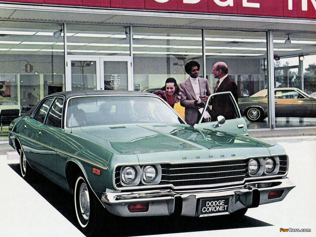 Dodge Coronet Custom Sedan (WH41) 1974 wallpapers (1024 x 768)