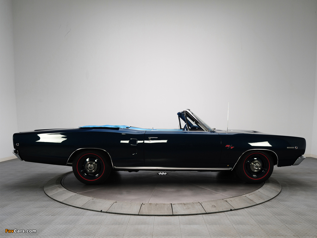 Pictures of Dodge Coronet R/T Hemi Convertible (WS27) 1968 (1024 x 768)