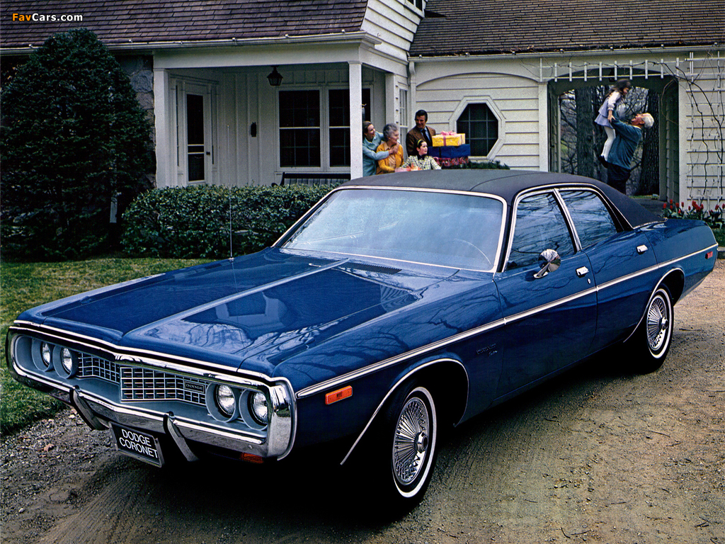 Pictures of Dodge Coronet Custom Sedan 1972 (1024 x 768)
