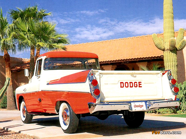 Dodge D-100 Sweptside Pickup 1957 images (640 x 480)