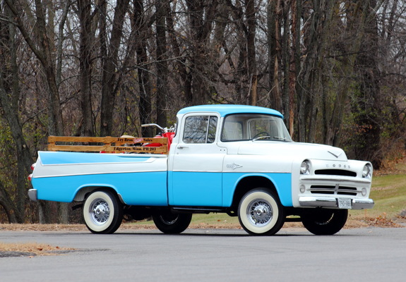 Dodge D-100 Sweptside Pickup 1957 wallpapers