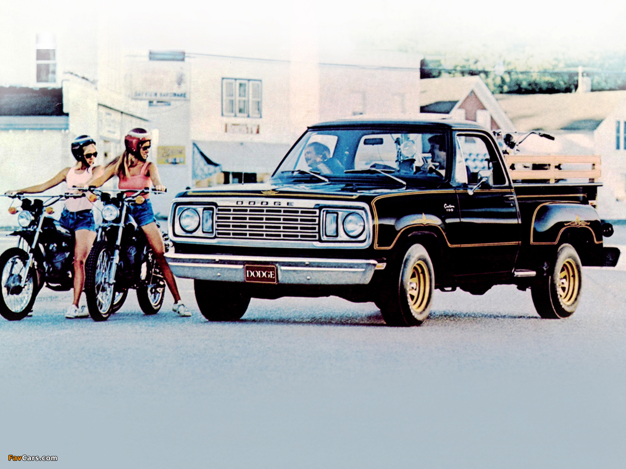 Dodge Warlock Custom 100 Utiline Pickup 1976–78 wallpapers (1280 x 960)