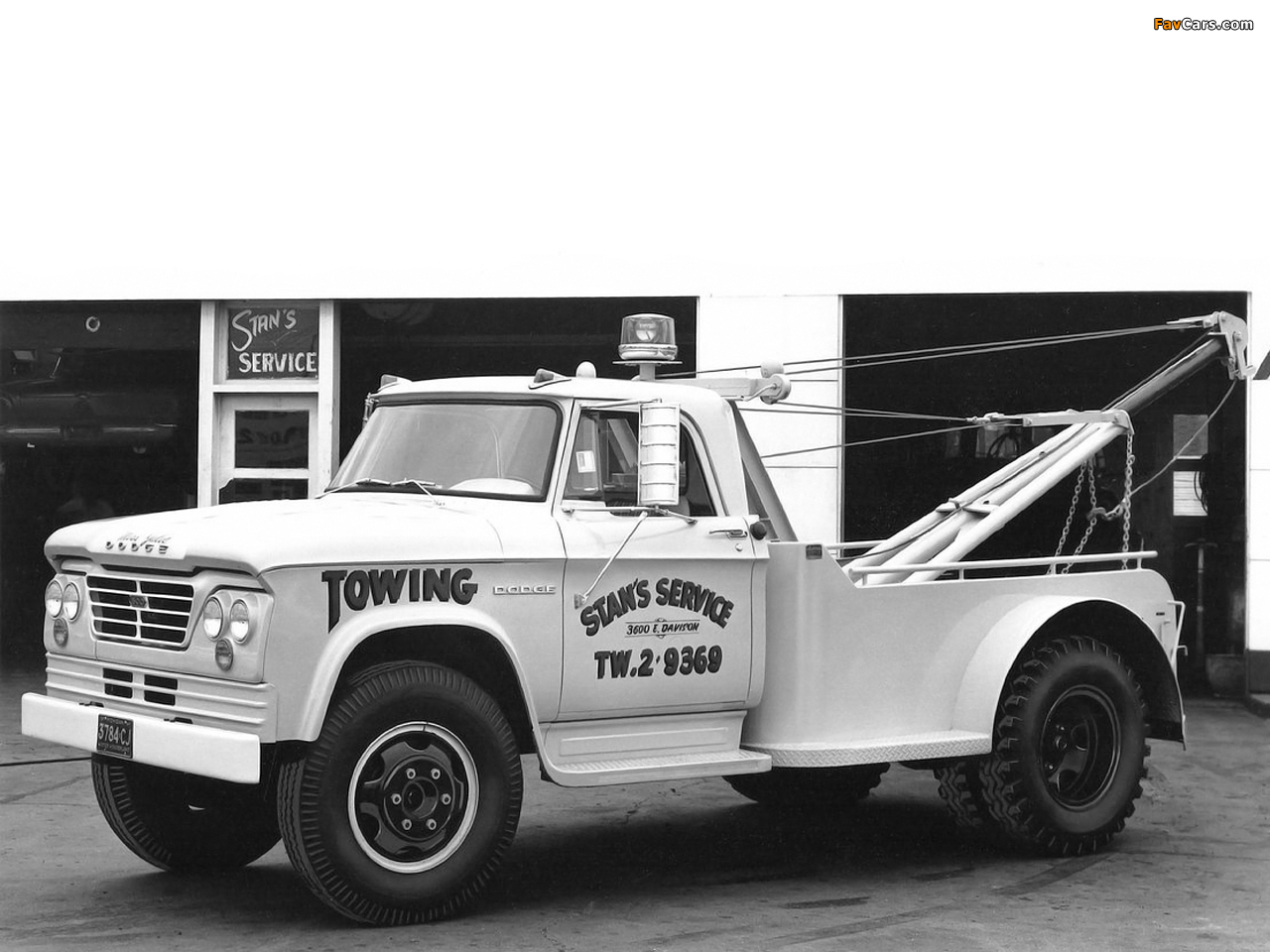 Images of Dodge D500 Tow Truck 1964 (1280 x 960)