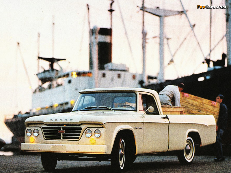 Dodge D100 Sweptline Pickup 1963 wallpapers (800 x 600)