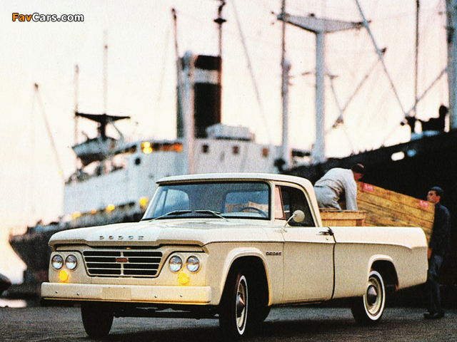 Dodge D100 Sweptline Pickup 1963 wallpapers (640 x 480)