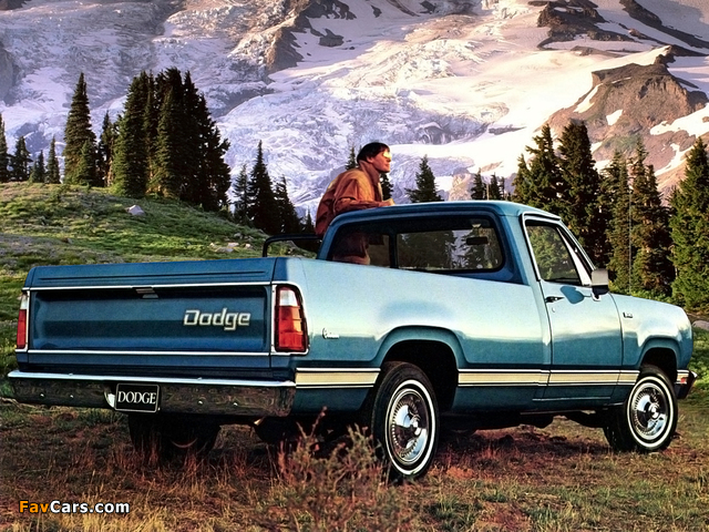 Dodge D100 Custom Special Pickup 1975 wallpapers (640 x 480)