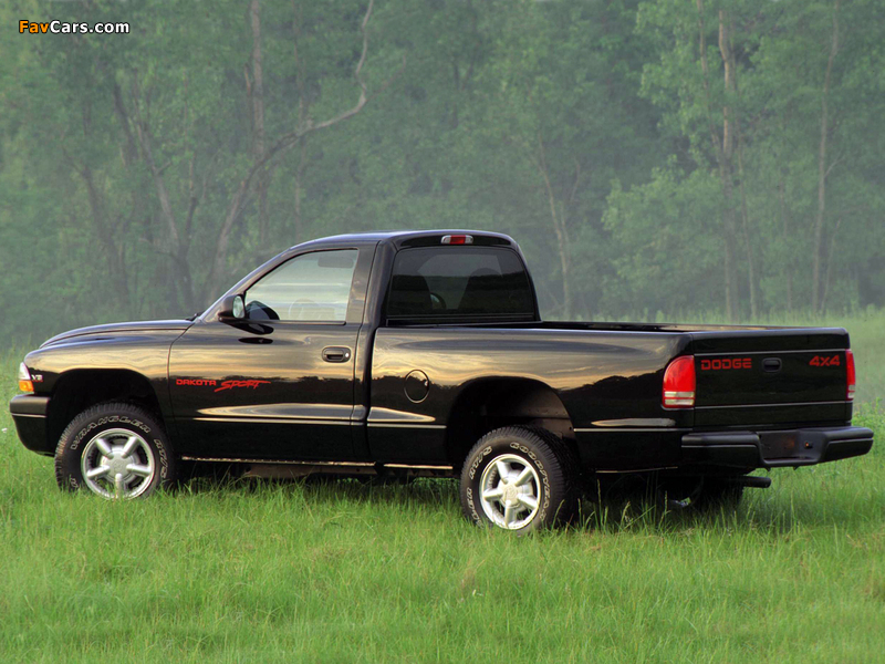 Dodge Dakota Sport Regular Cab 1997–2004 images (800 x 600)