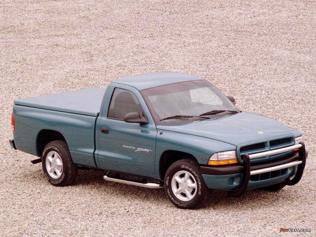 Dodge Dakota Sport Regular Cab 1997–2004 photos (1024 x 768)