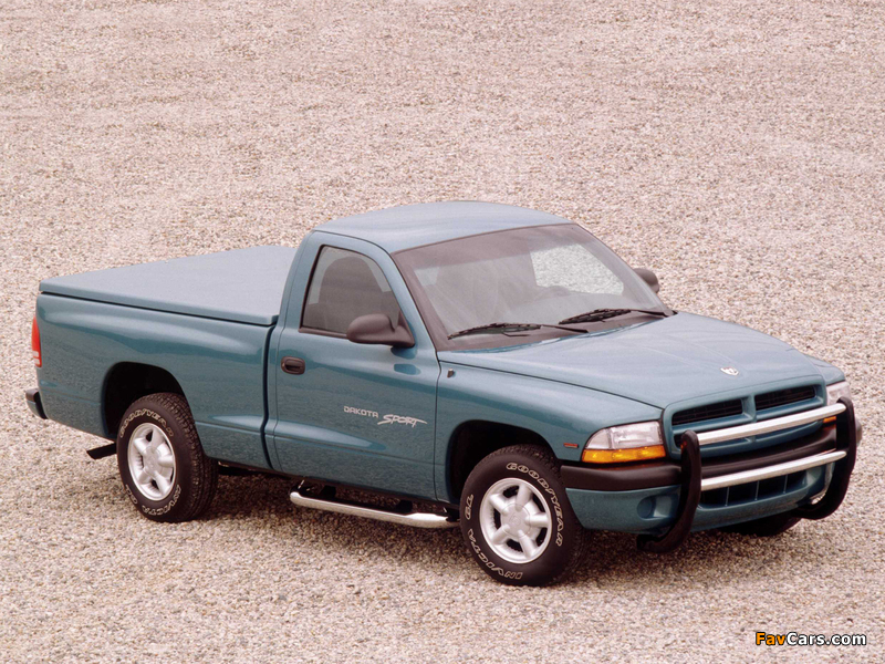 Dodge Dakota Sport Regular Cab 1997–2004 photos (800 x 600)