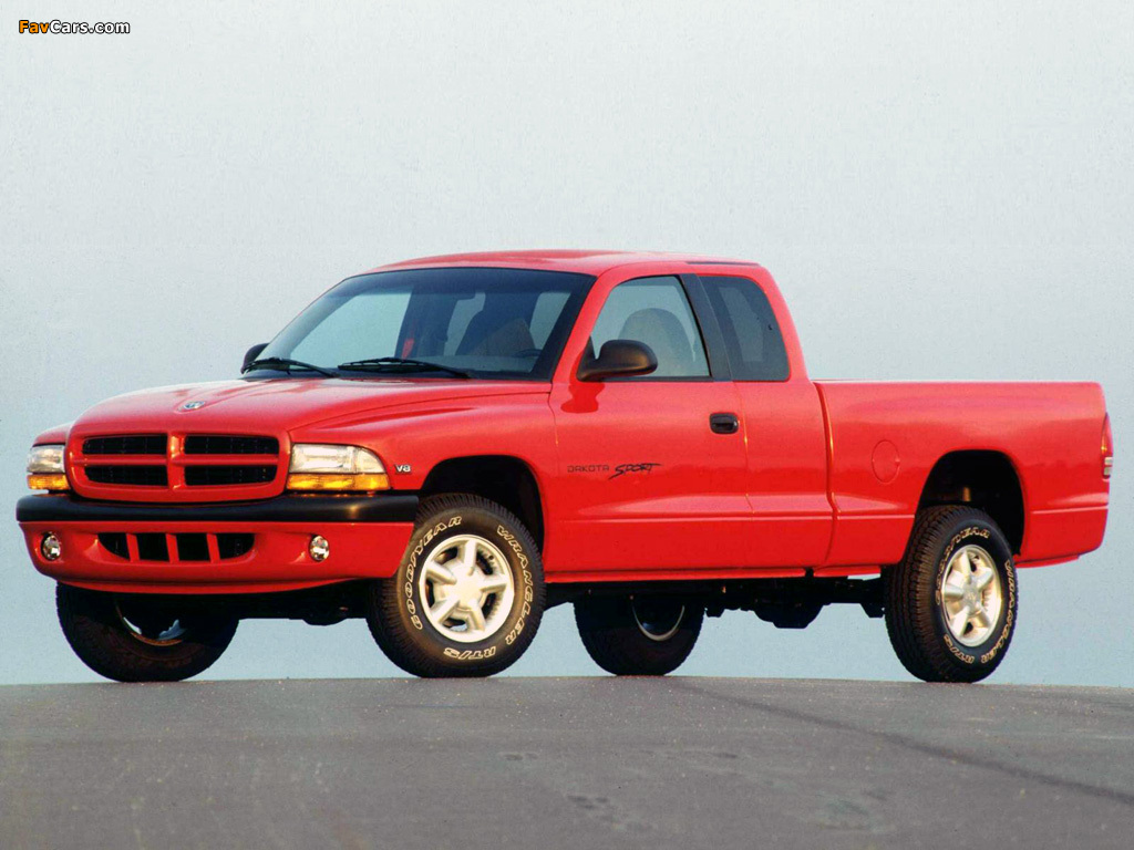 Dodge Dakota Sport Club Cab 1997–2004 pictures (1024 x 768)