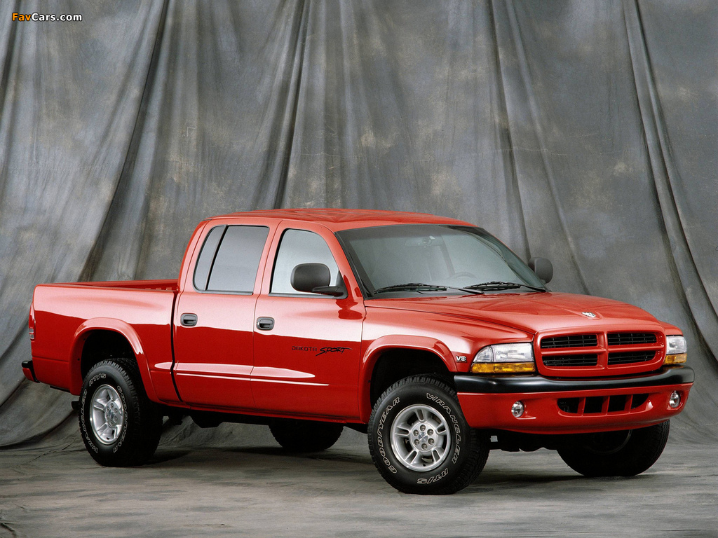 Dodge Dakota Sport Quad Cab 2000–04 images (1024 x 768)