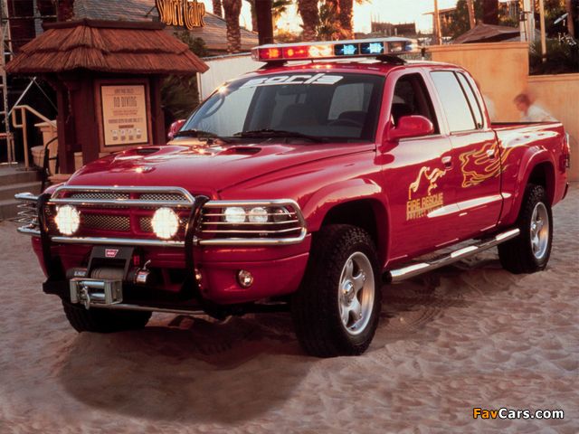 Dodge Dakota Quad Cab Fire Rescue Project Vehicle 2000 photos (640 x 480)