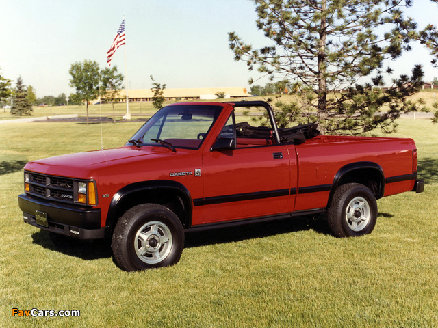 Dodge Dakota Convertible 1989 wallpapers (640 x 480)