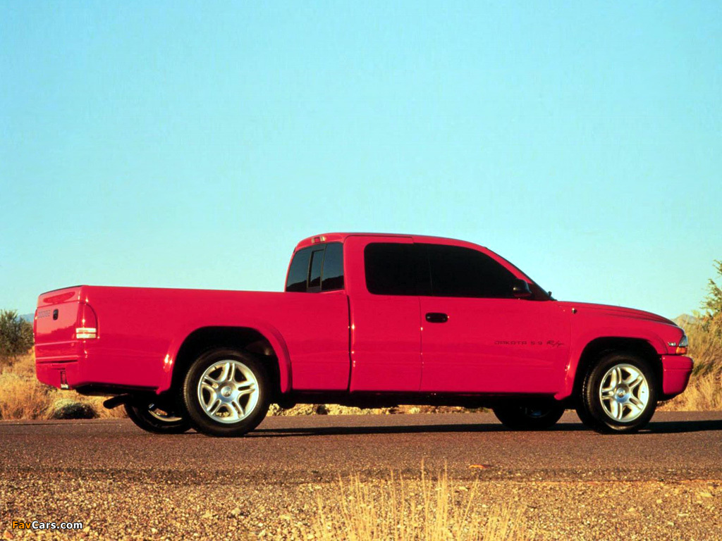 Dodge Dakota R/T Club Cab 1998–2004 wallpapers (1024 x 768)